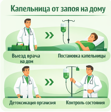 капельница от запоя в Волжске в клинике Санати